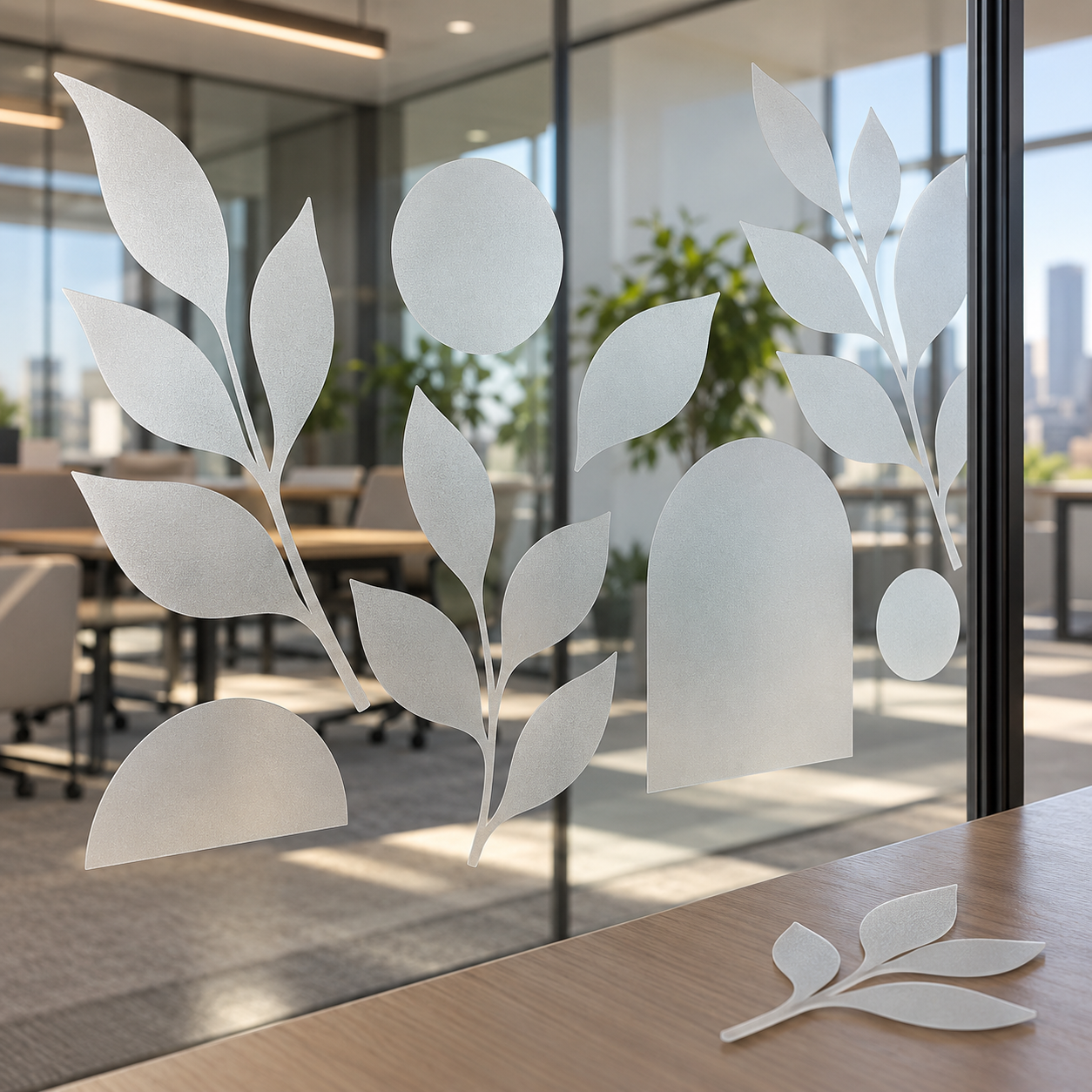 Die-Cut Frosted Decals