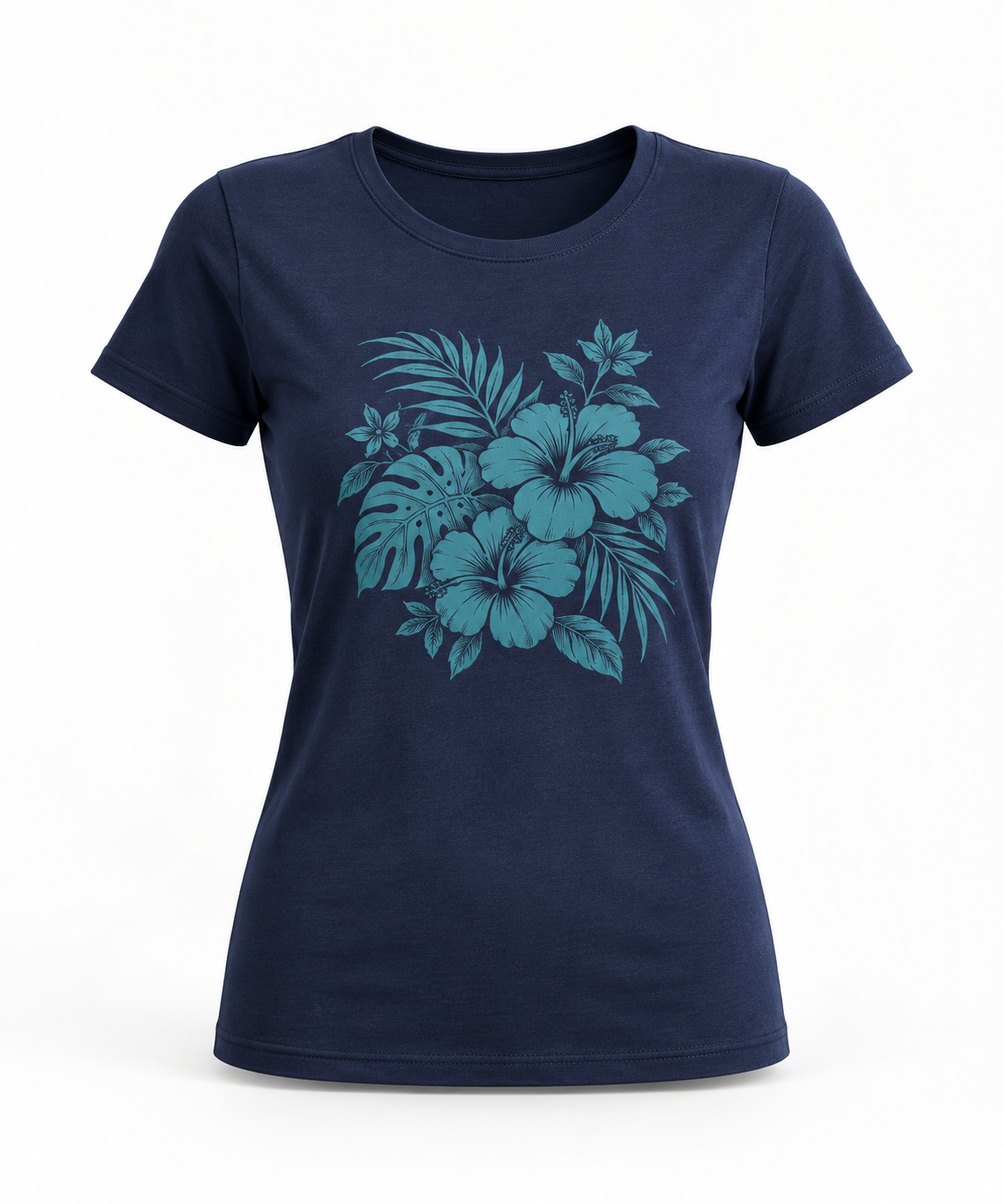 Women's Printed T-Shirt - Short Sleeves