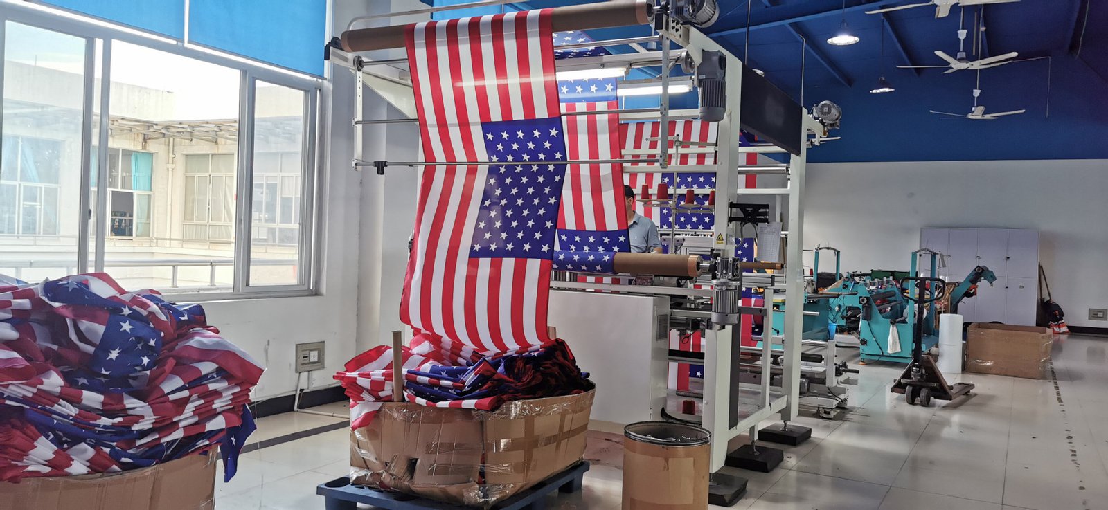 WHISTLING flag production in China