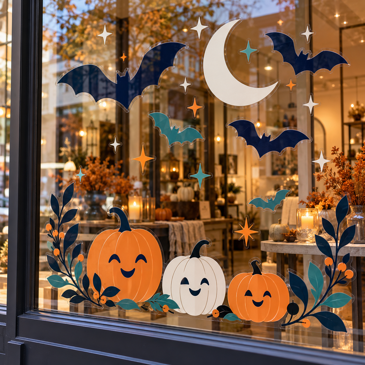Halloween Clear Vinyl Decals