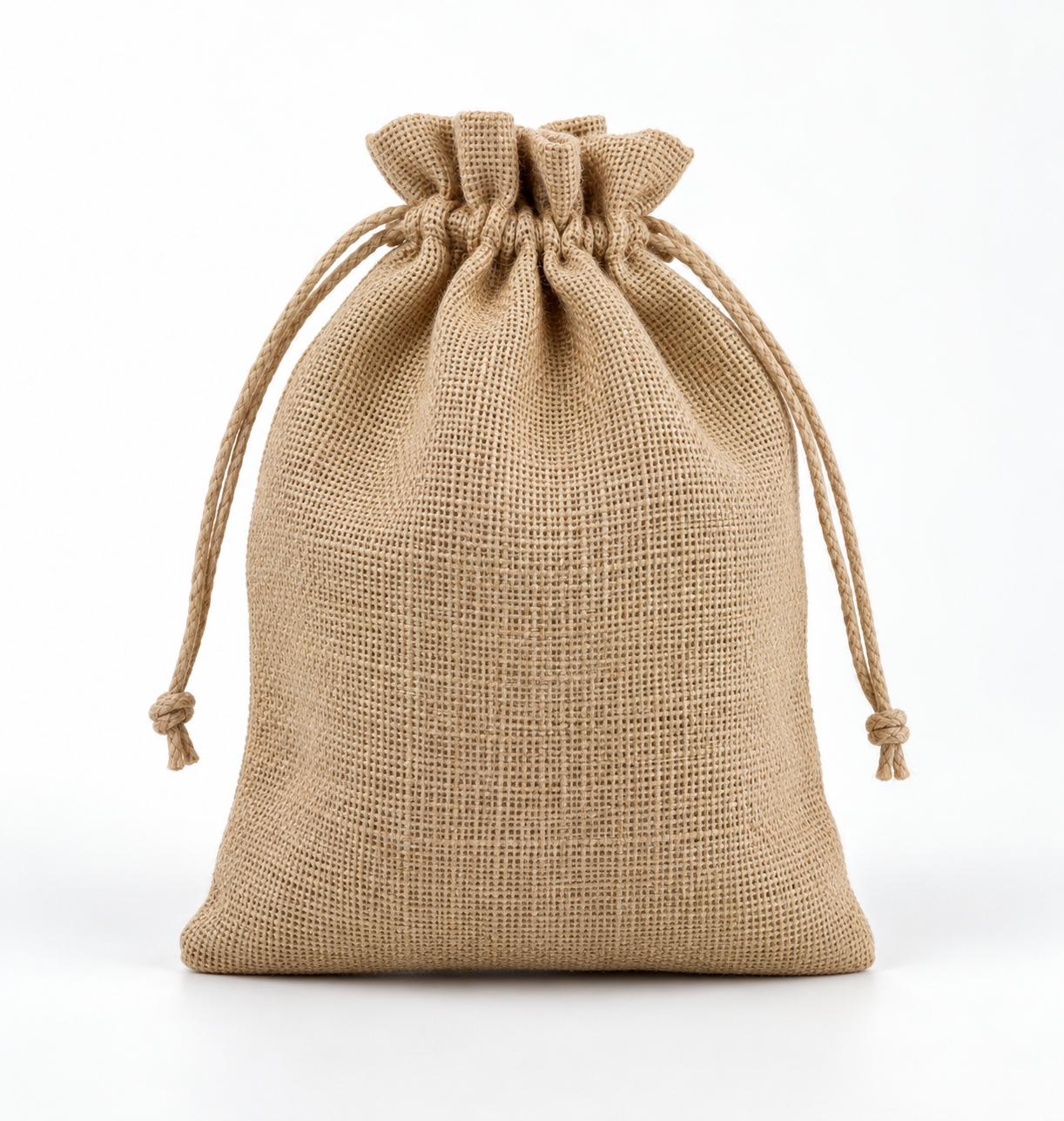 Jute Drawstring Bags - Non Printed