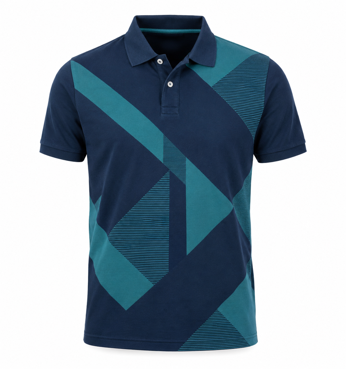 Men's Cotton Polo Shirt - Printed