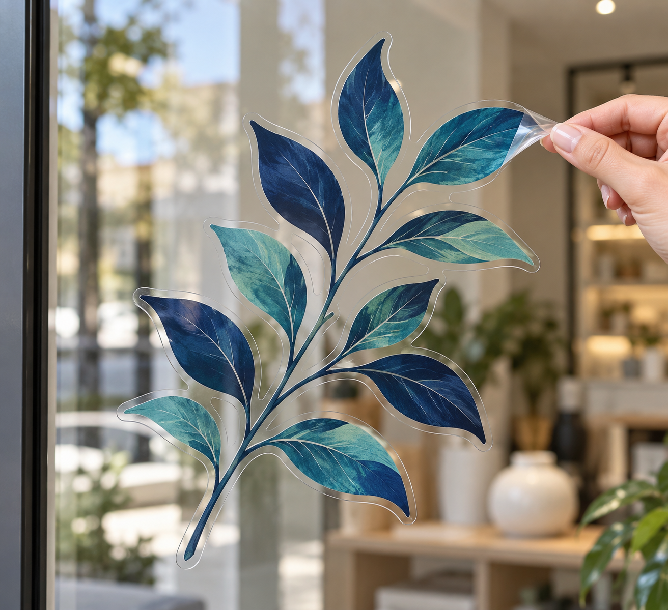 Die-Cut Clear Window Clings Main product image