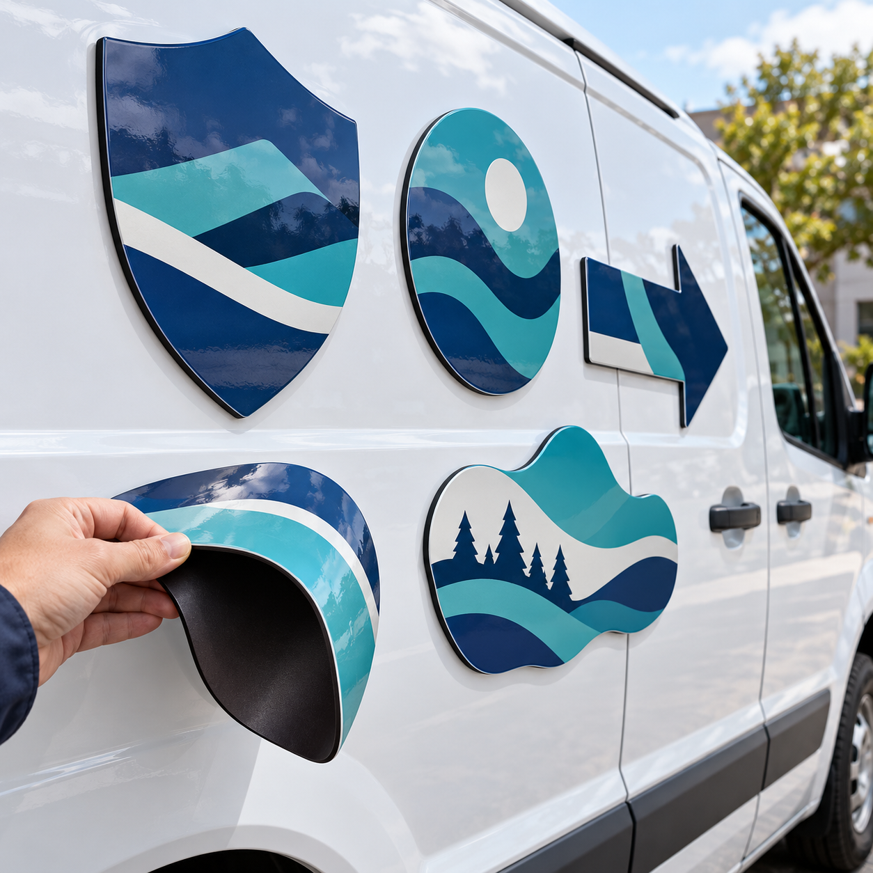 Die-Cut Magnetic Signs