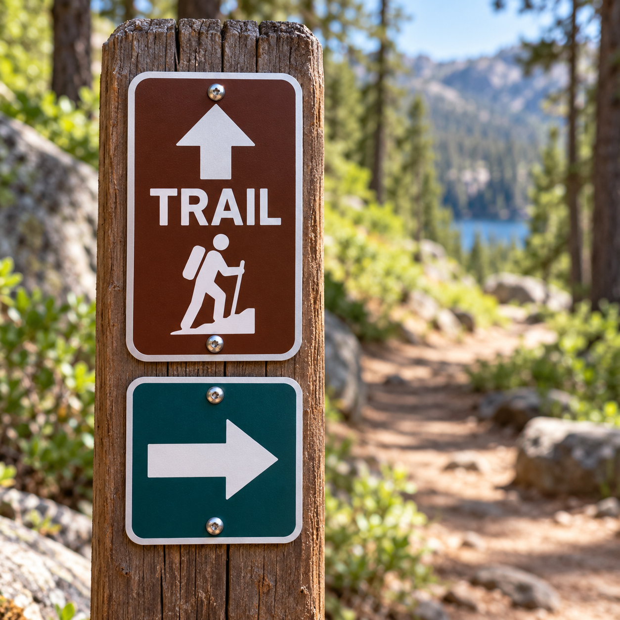 Custom Trail Markers Signs