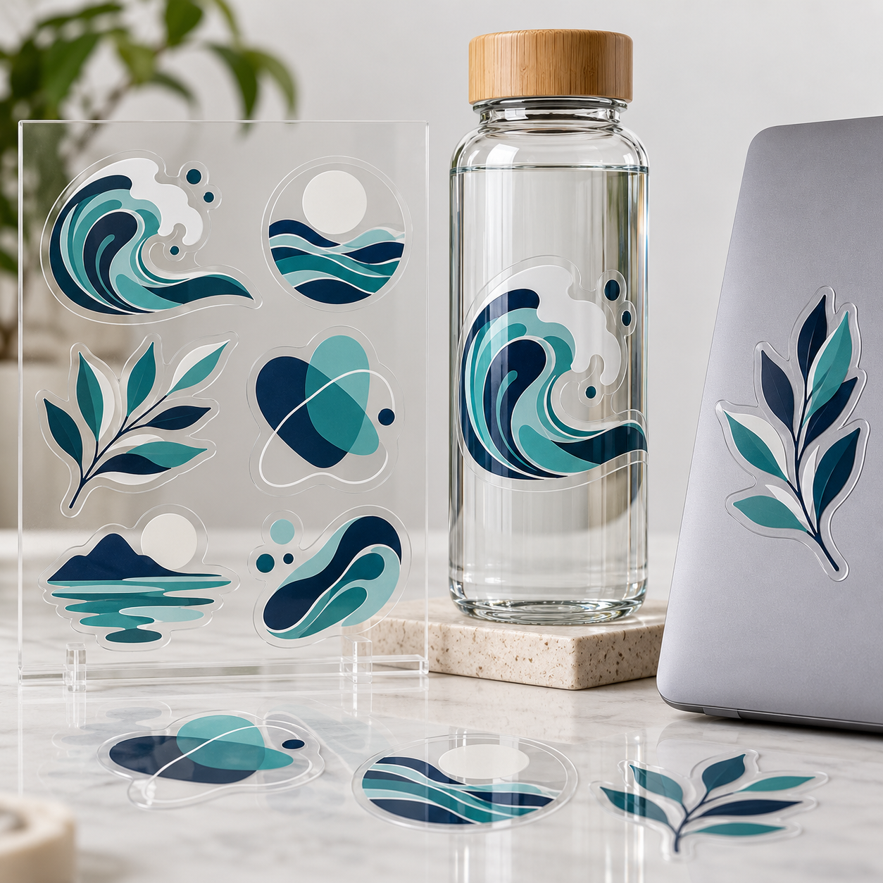 Clear Die-Cut Decals