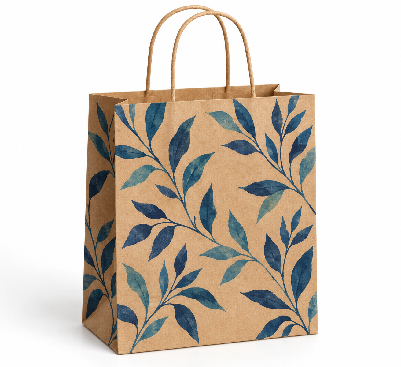 Printed Kraft Paper Shopping Bags