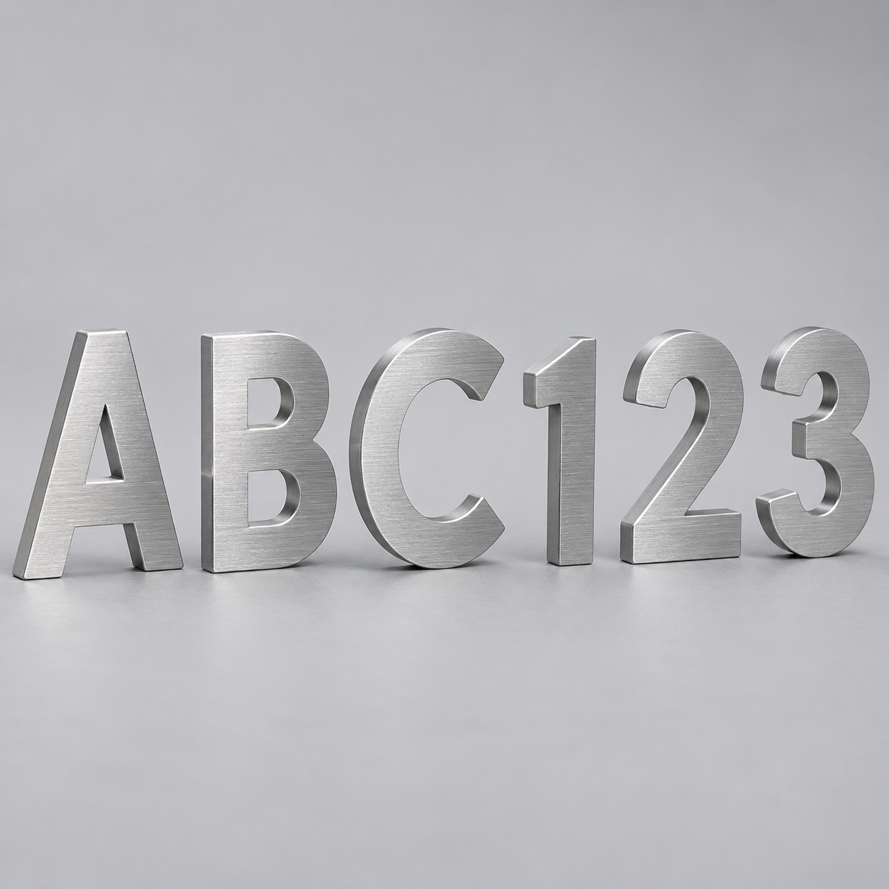 Aluminum Letters and Numbers Outdoor events