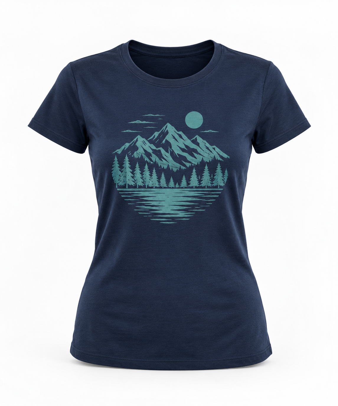 Women's Printed Organic T shirt - Short Sleeve