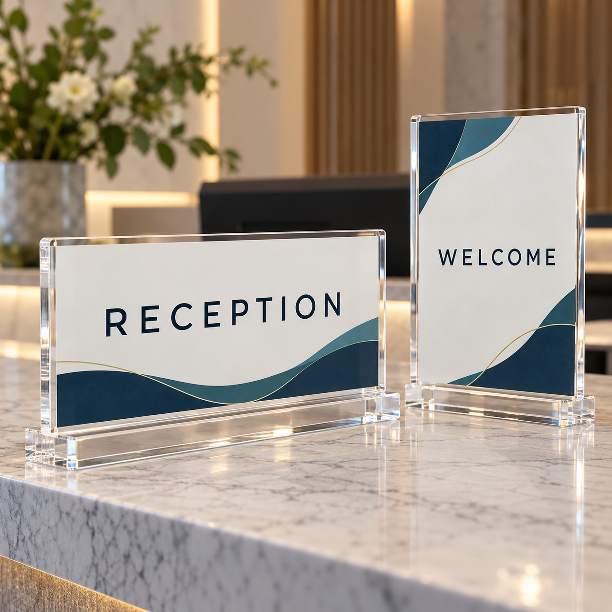 Acrylic Desk Sign