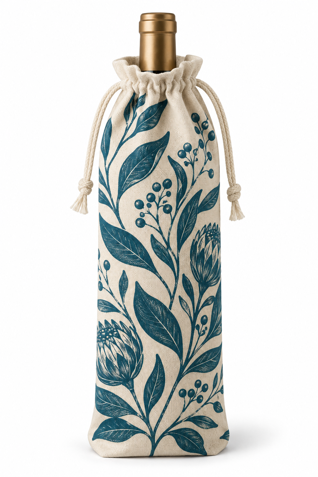 Canvas Wine Bags - Printed