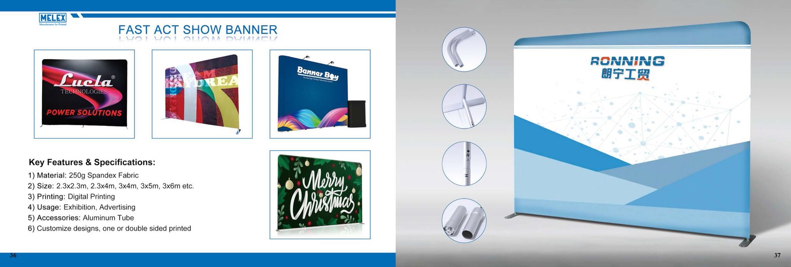 Multifunctional Adjustable X Banner Stands