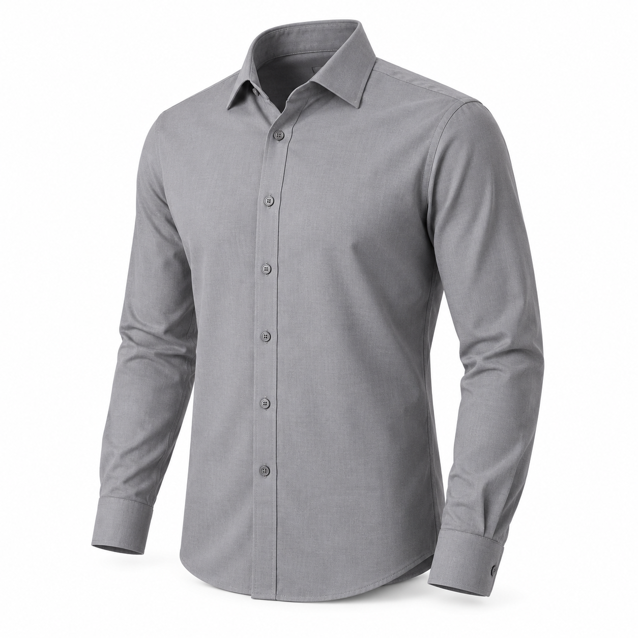 Custom Dress Shirt – Grey