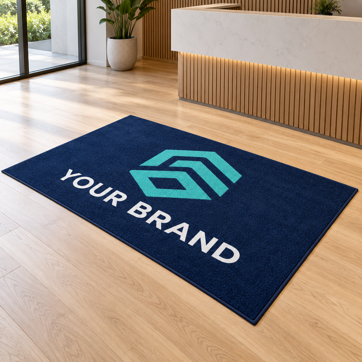 Custom Logo Rugs - Polyester Main product image