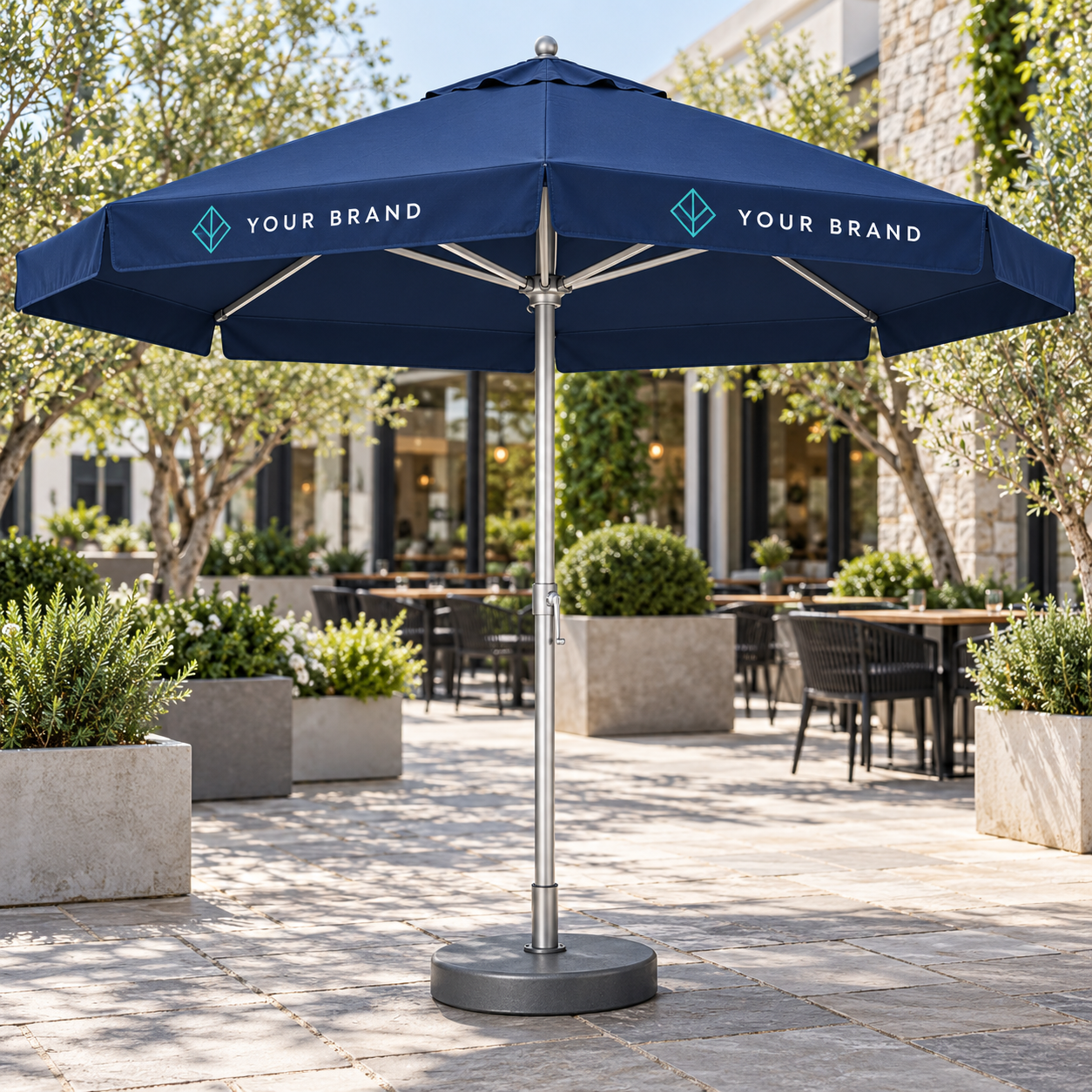 Custom Market Umbrella