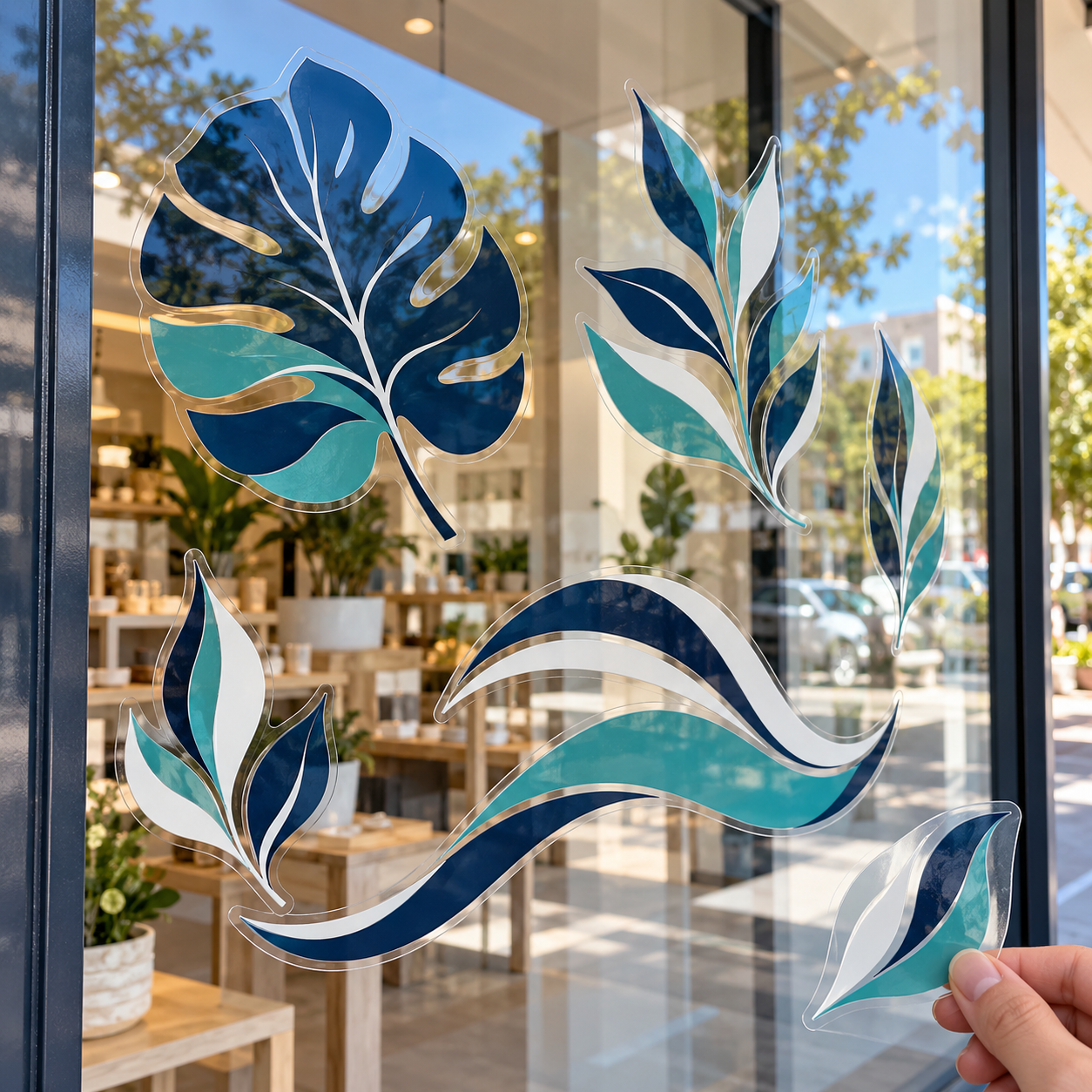 Die-Cut Clear Window Decals Outdoor events