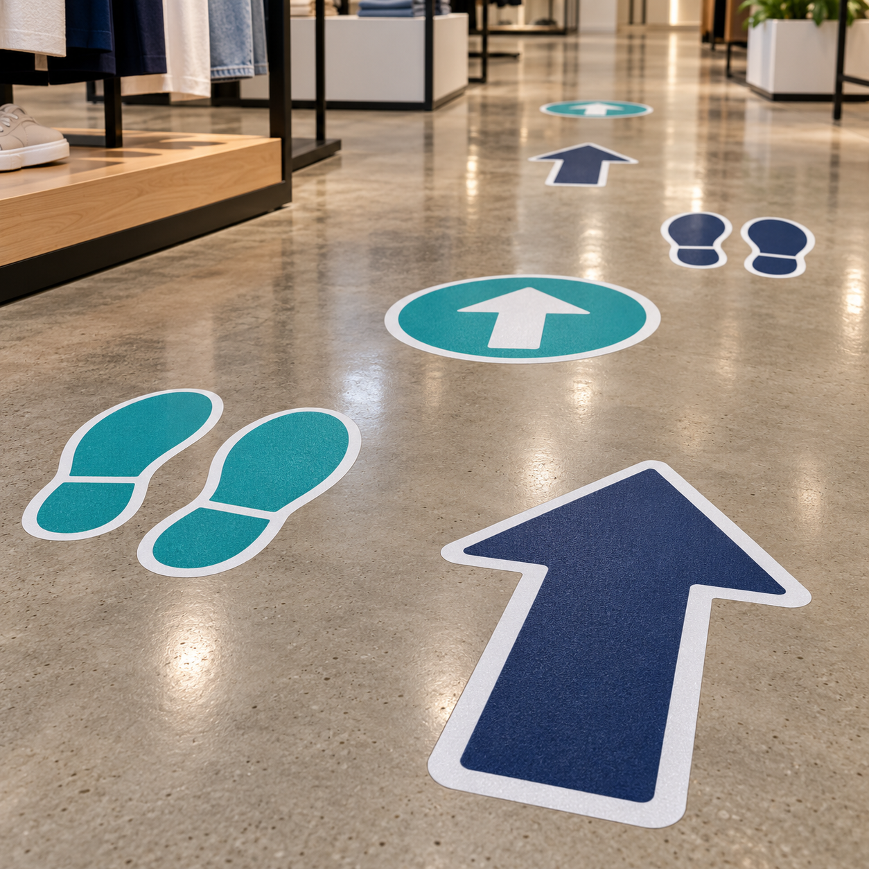 Die-Cut Floor Decals Main product image