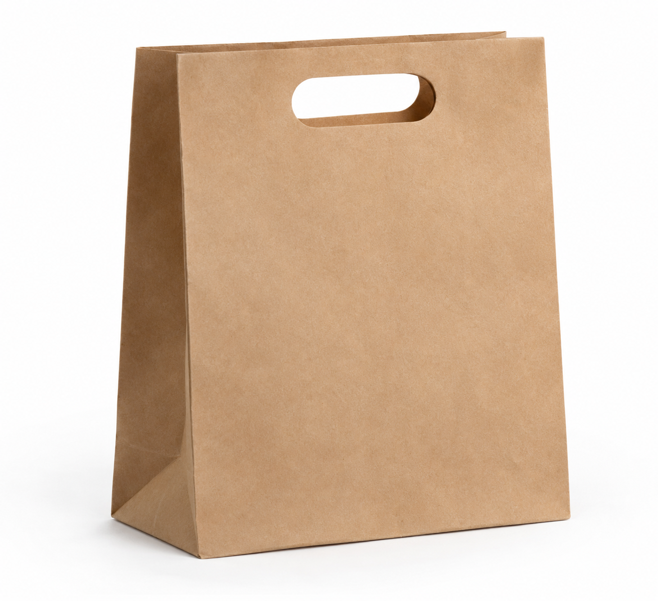 Die-Cut Handle Bags - Brown