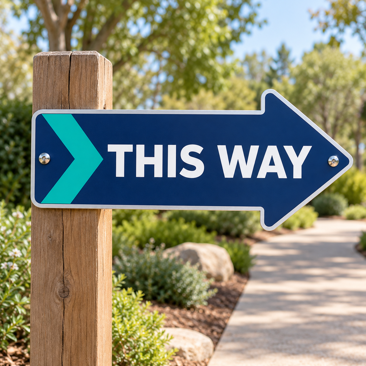Directional Arrow Signs Outdoor events