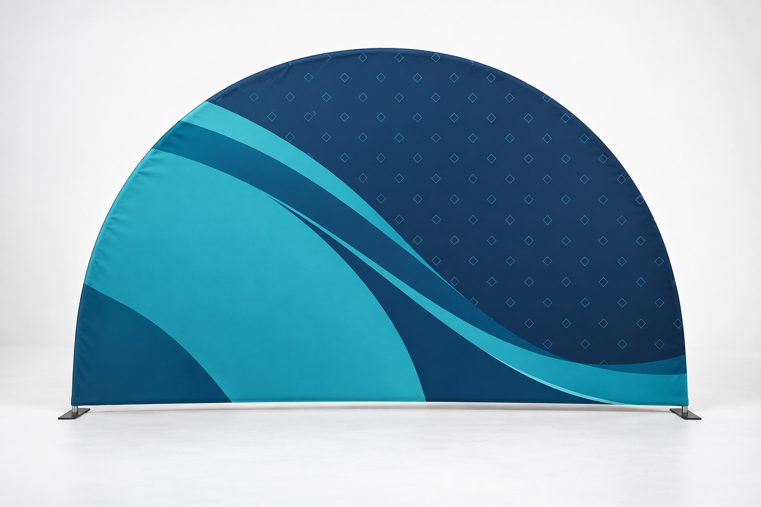 Exhibit Backdrop 10 ft - Semi Circle