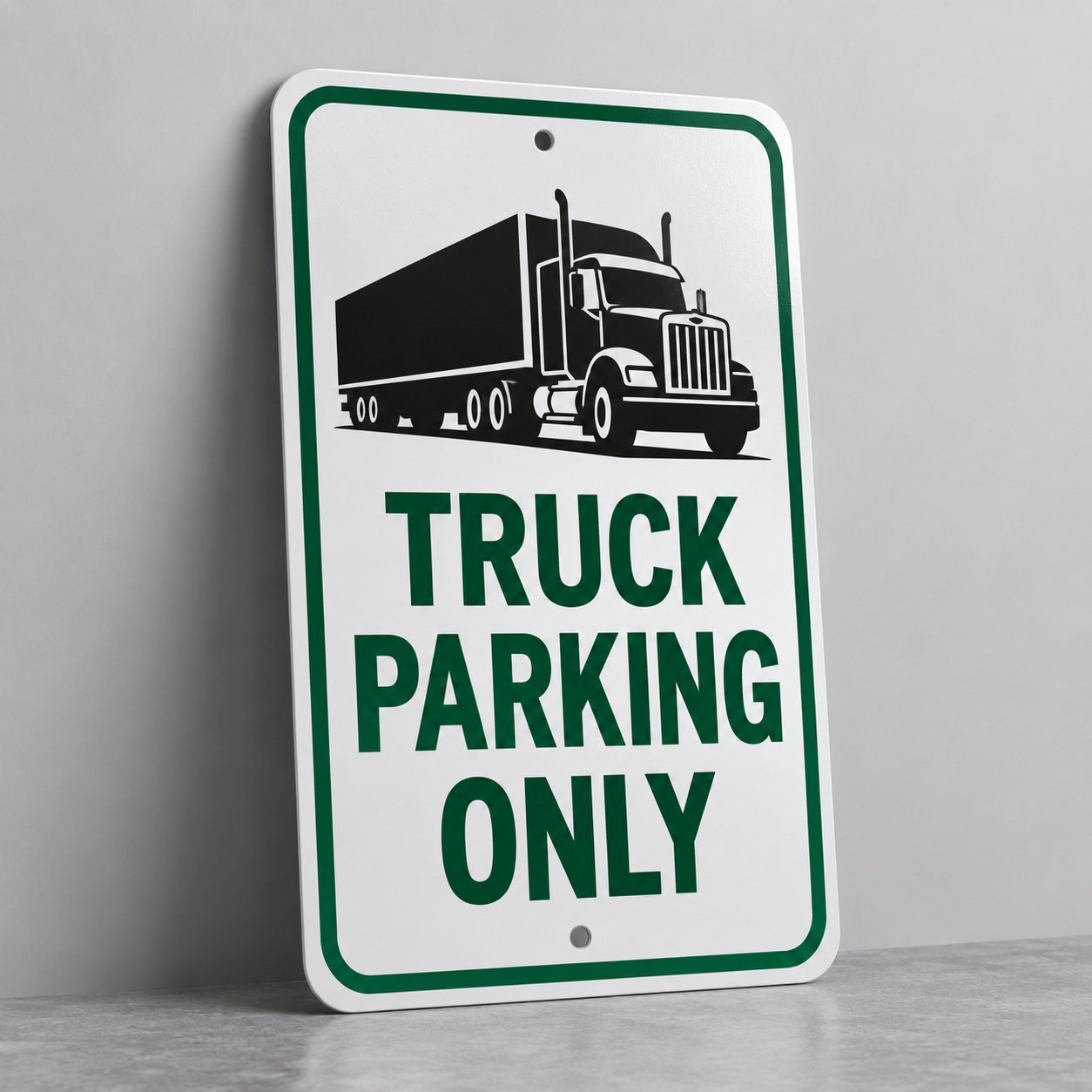 Truck Parking Only Signs