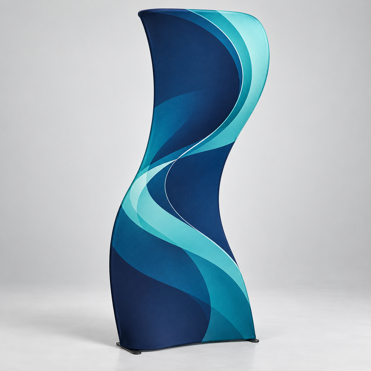 Fabric Display Stand S Shape