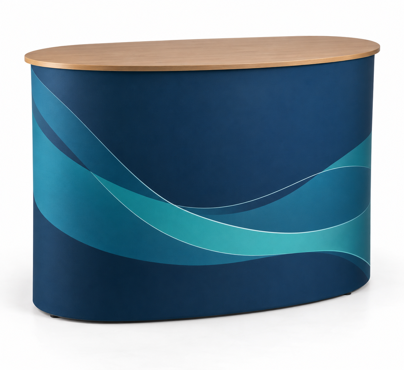 Fabric Pop Up Booth Oval