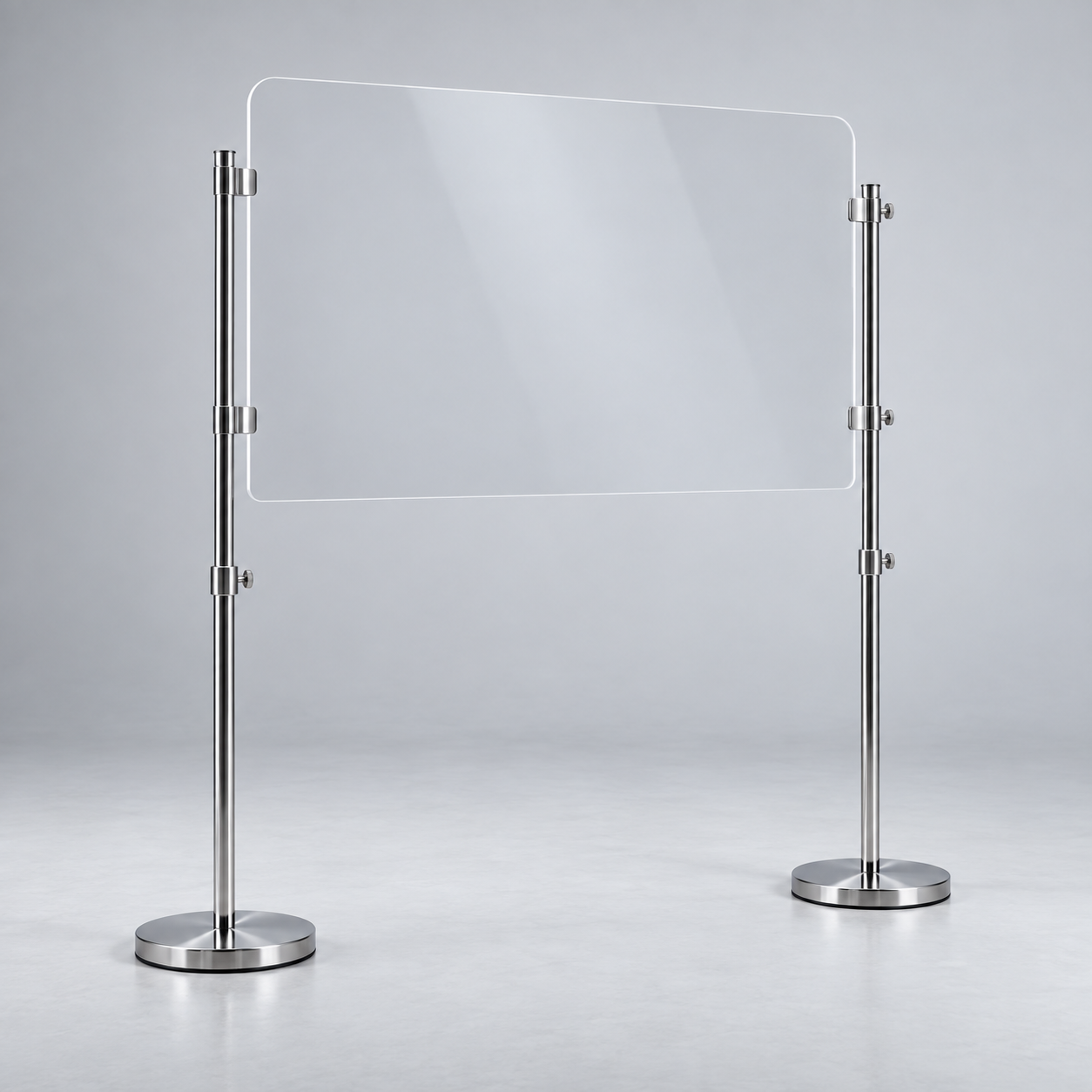 Floor Standing Sneeze Shield