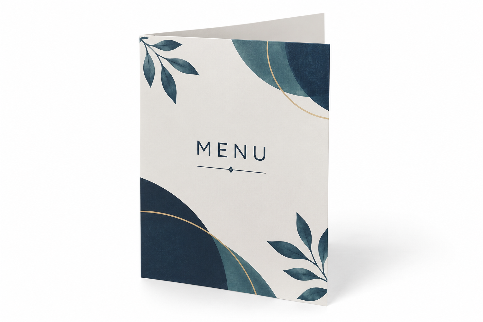Folded Custom Menus Outdoor events