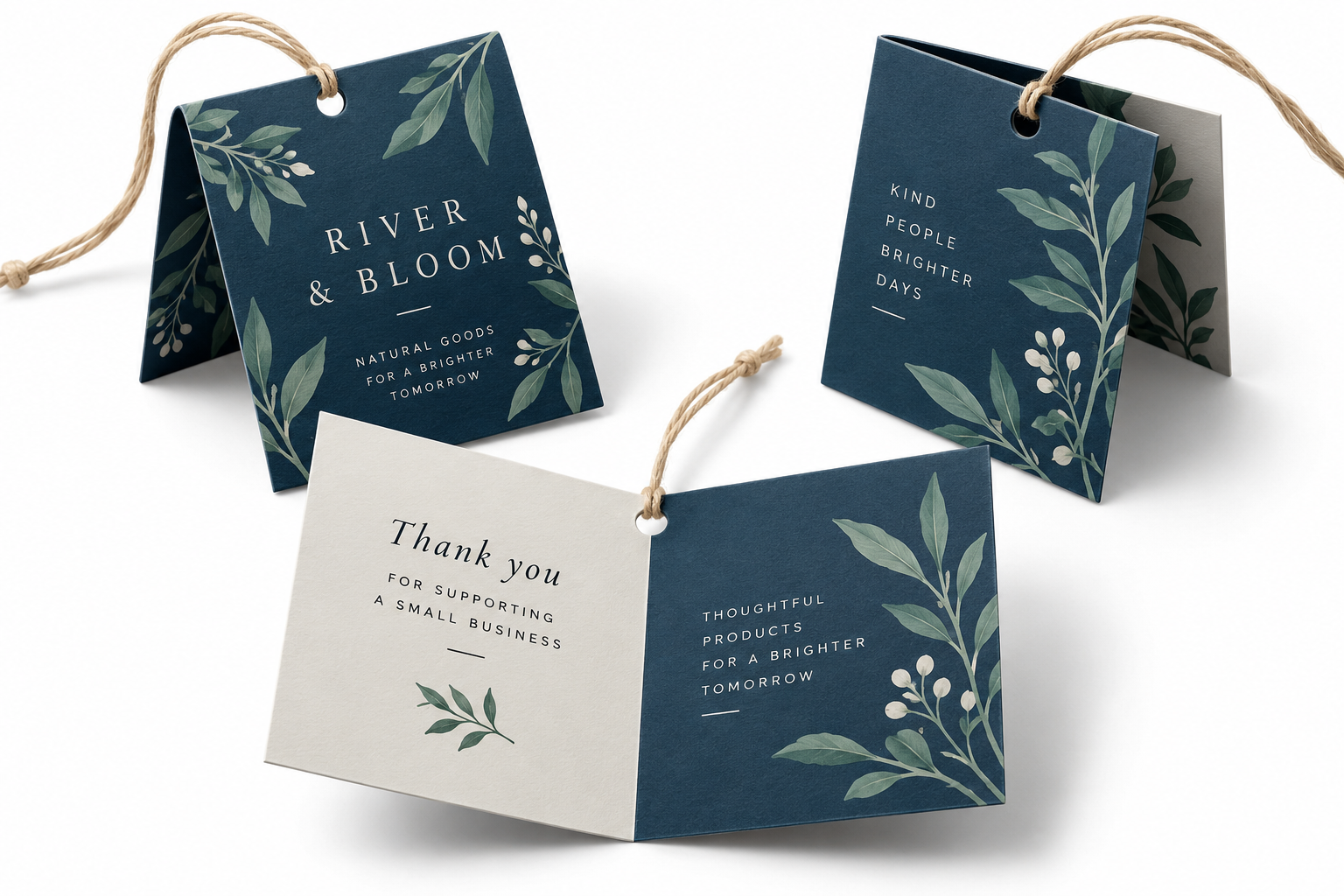 Folded Hang Tags