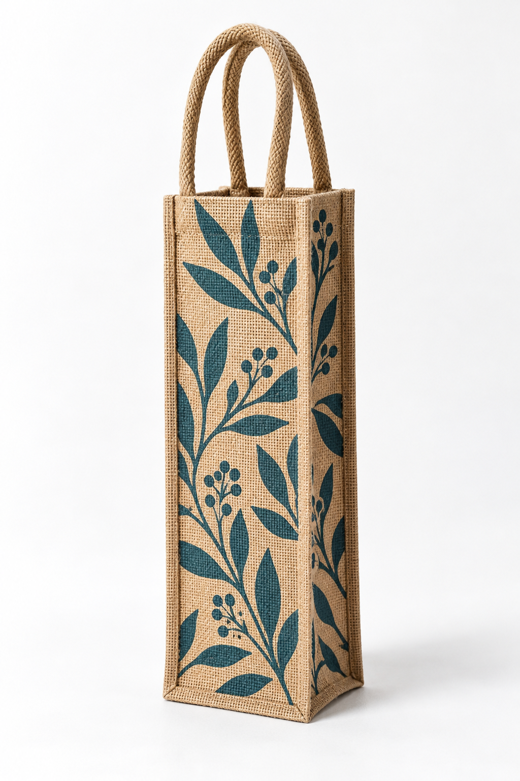 Jute Wine Bags - Printed