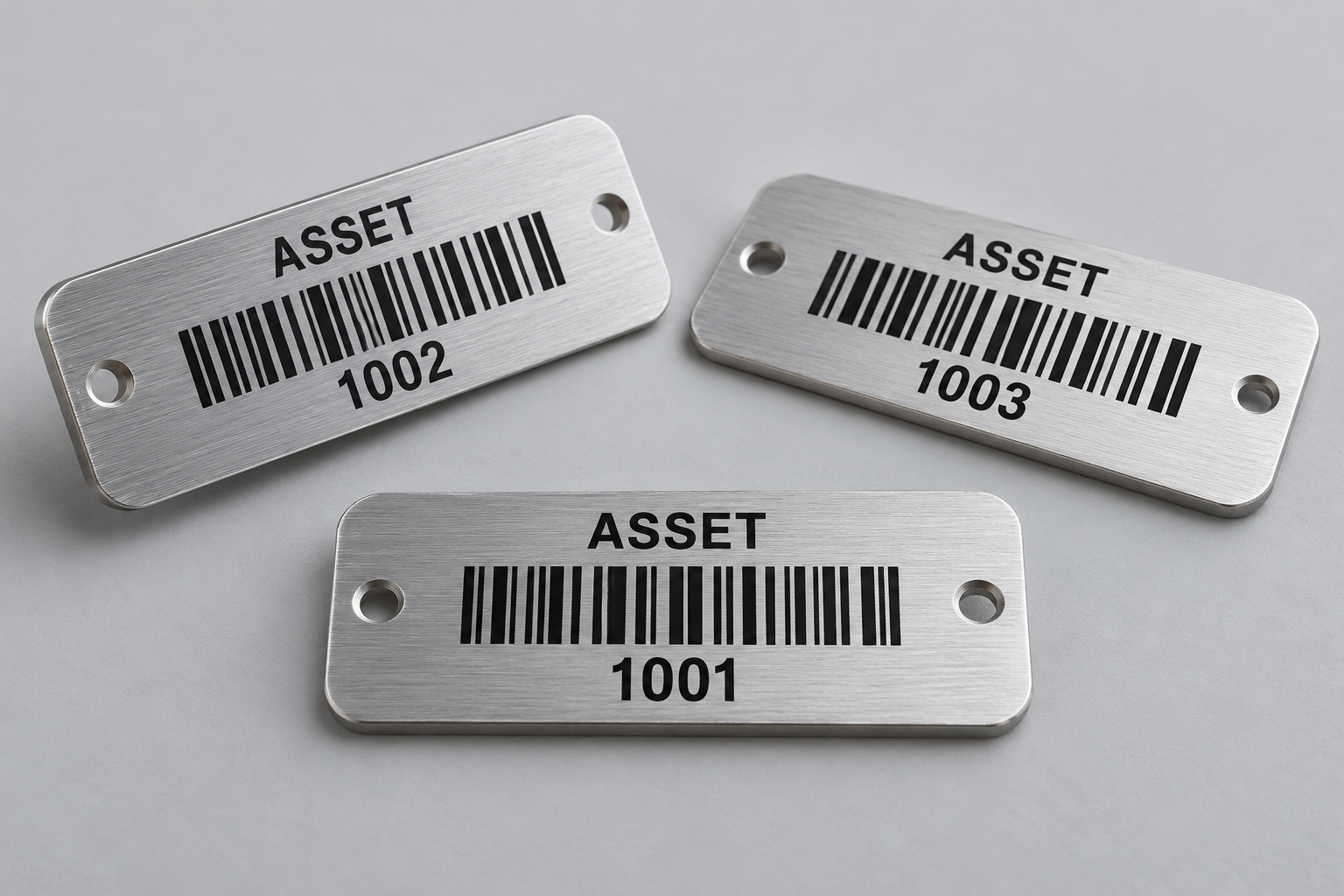 Metal Asset Tags - Aluminium Outdoor events