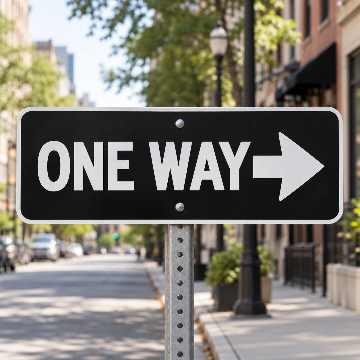 One Way Street Signs