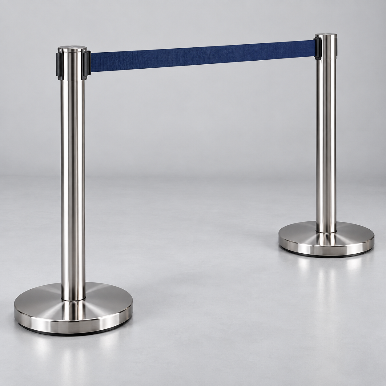 Retractable Belt Barrier Stanchion Stainless Steel