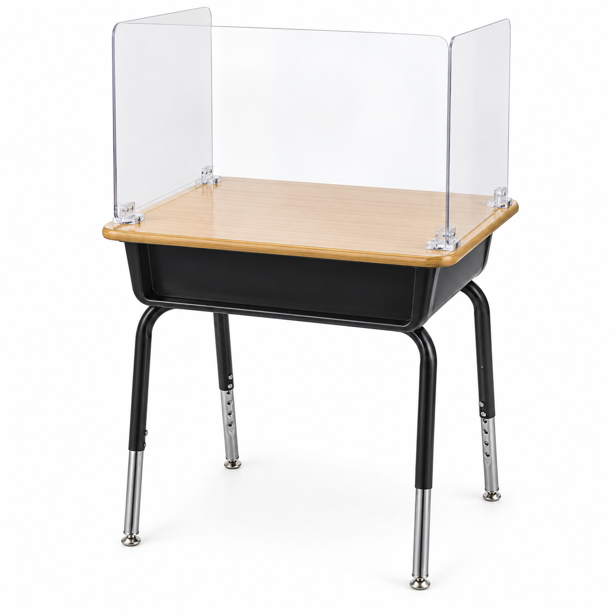 School Tabletop Desk Divider Sneeze Guard