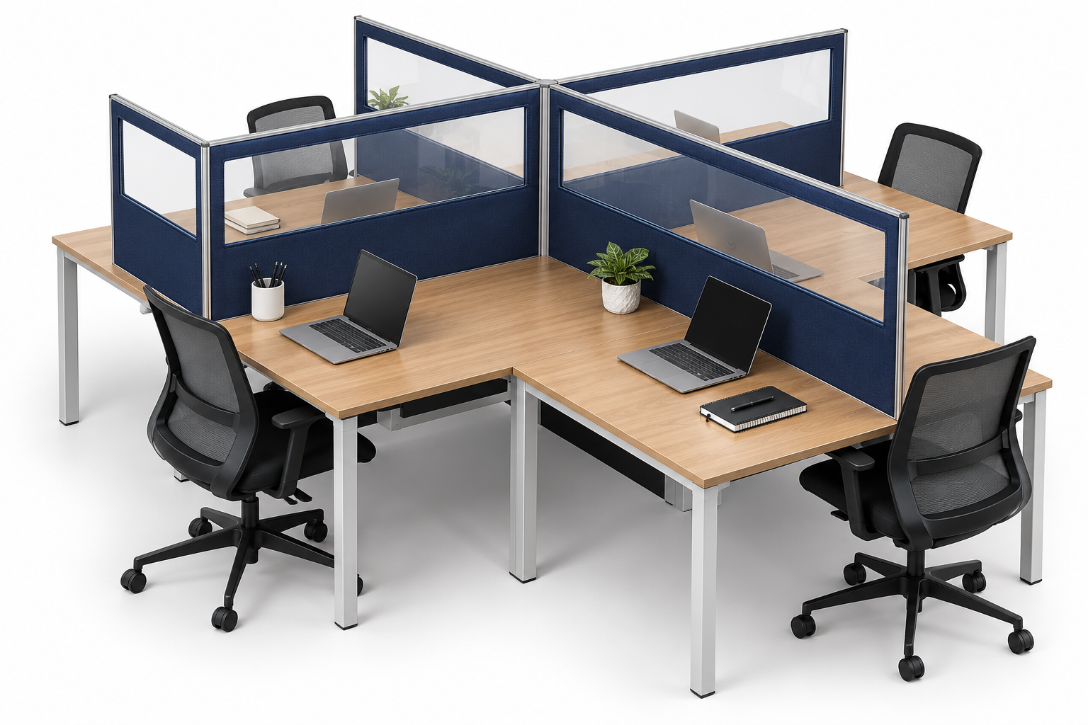 SEG Desktop Dividers - 4 Desk