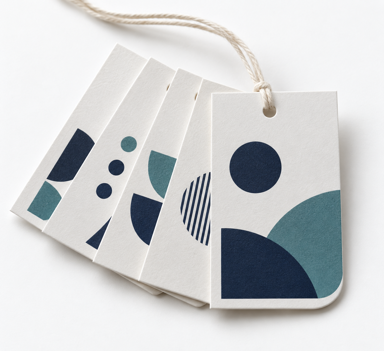 Single Rounded Corner Hang Tags