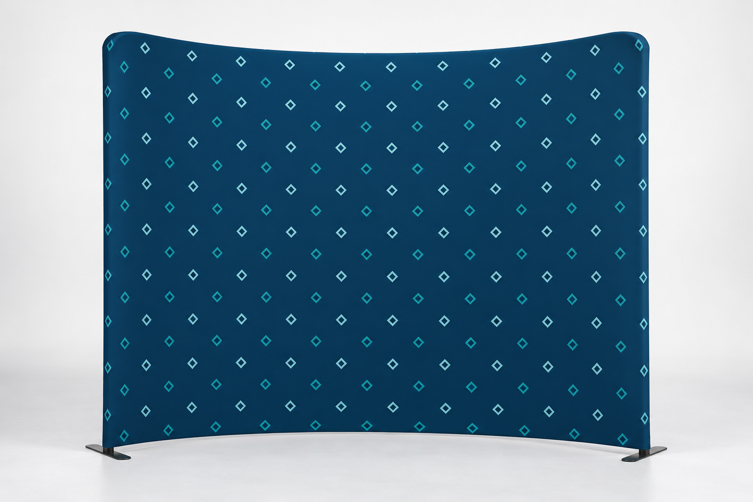 Step & Repeat Tension Fabric Pop Up Curved Backdrop