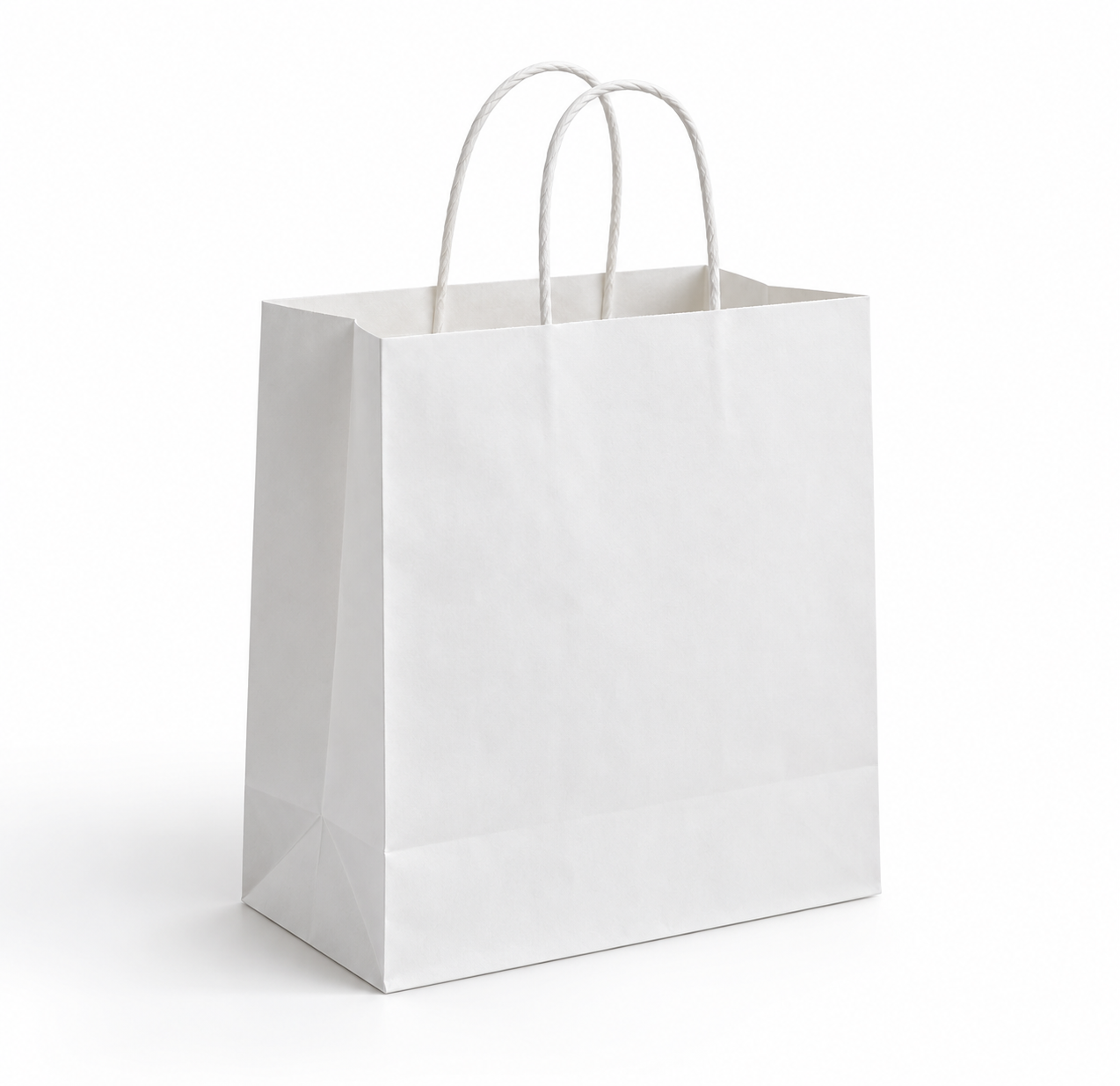 White Paper Shopping Bags