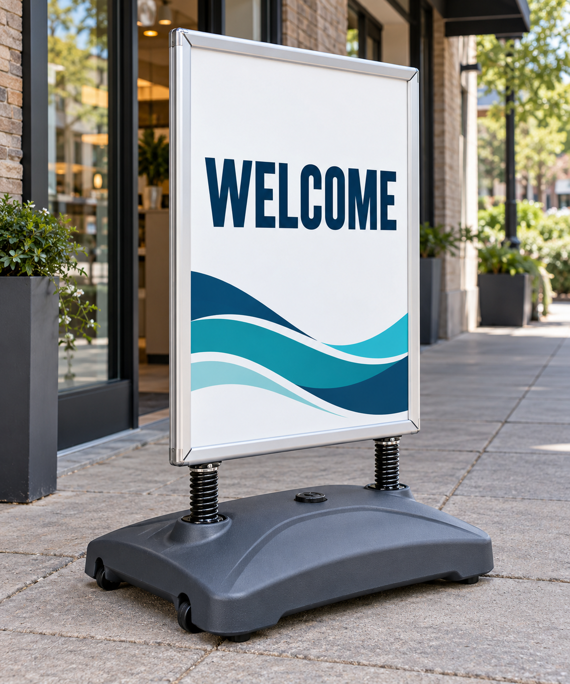 Wind Resistant Sidewalk Sign